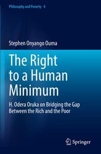 Produktbild: The Right to a Human Minimum