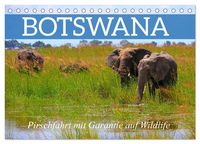 Produktbild: Botswana- Pirschfahrt mit Garantie auf Wildlife (Tischkalender 2026 DIN A5 quer), CALVENDO Monatskalender