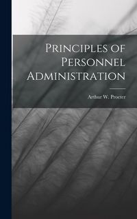 Produktbild: Principles of Personnel Administration