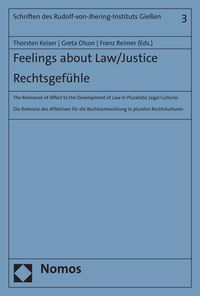Produktbild: Feelings about Law/Justice. Rechtsgef&uuml;hle