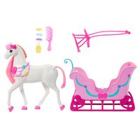 Produktbild: Barbie Pferd & Schlitten.JNH63