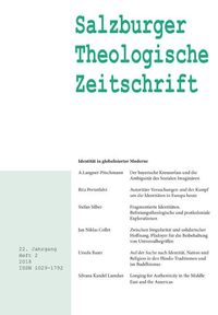 Produktbild: Salzburger Theologische Zeitschrift. 22. Jahrgang, 2. Heft 2018