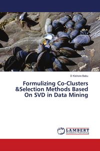 Produktbild: Formulizing Co-Clusters &Selection Methods Based On SVD in Data Mining