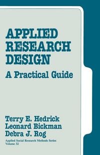 Produktbild: Applied Research Design