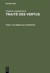 Produktbild: Les s&eacute;rieux de l'intention