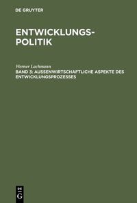 Produktbild: Entwicklungspolitik