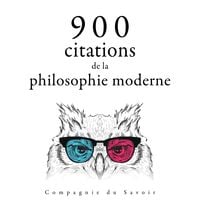 Produktbild: 900 citations de la philosophie moderne
