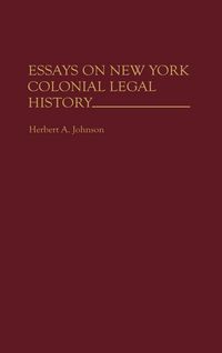 Produktbild: Essays on New York Colonial Legal History