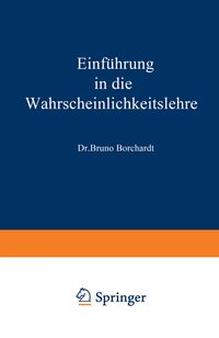 Produktbild: Einf&uuml;hrung in die Wahrscheinlichkeitslehre