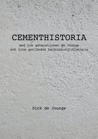 Produktbild: Cementhistoria