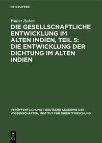 Produktbild: Die Entwicklung der Dichtung im Alten Indien
