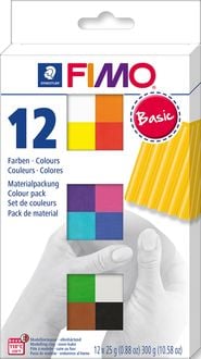 Fimo Soft Basic Set, 8 Farben, Halbblöcke à 25g' kaufen - Spielwaren