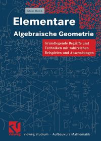 Produktbild: Elementare Algebraische Geometrie