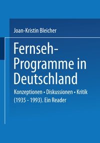 Produktbild: Fernseh-Programme in Deutschland