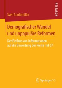 Produktbild: Demografischer Wandel und unpopul&auml;re Reformen