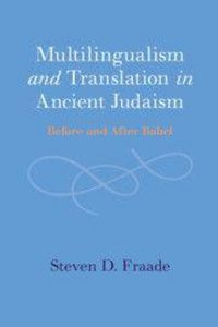 Produktbild: Multilingualism and Translation in Ancient Judaism