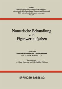 Produktbild: Numerische Behandlung von Eigenwertaufgaben