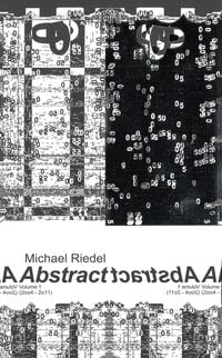 Produktbild: Michael Riedel. Abstract