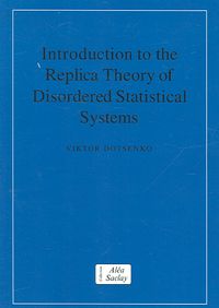 Produktbild: Introduction to the Replica Theory of Disordered Statistical Systems