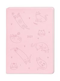 Produktbild: Terminplaner Lederlook 2027 Rosa