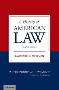 Produktbild: A History of American Law