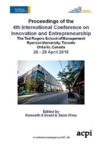 Produktbild: ICIE 2016 - Proceedings of The 4th International Conference on Innovation and Entrepreneurship