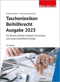 Produktbild: Taschenlexikon Beihilferecht Ausgabe 2025