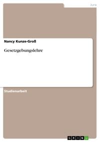 Produktbild: Gesetzgebungslehre