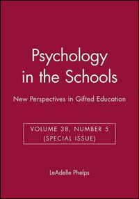 Produktbild: Psychology in The Schools V38