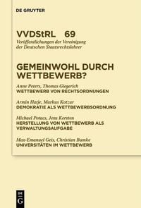 Produktbild: Gemeinwohl durch Wettbewerb?
