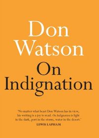 Produktbild: Watson, D:  On Indignation