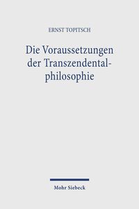 Produktbild: Die Voraussetzungen der Transzendentalphilosophie