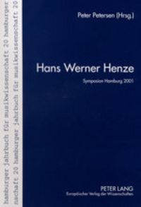 Produktbild: Hans Werner Henze