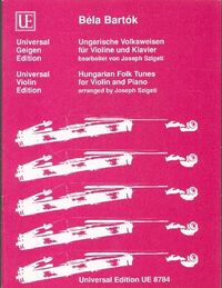Produktbild: Bart&oacute;k, B: Ungarische Volksweisen