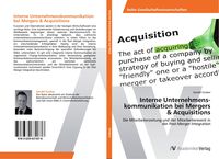Produktbild: Interne Unternehmens&shy;kommunikation bei Mergers & Acquisitions
