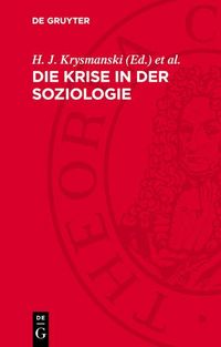 Produktbild: Die Krise in der Soziologie