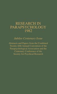 Produktbild: Research in Parapsychology 1982