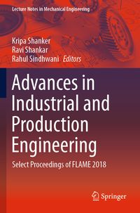 Produktbild: Advances in Industrial and Production Engineering