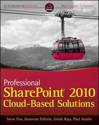 Produktbild: Professional SharePoint 2010 Cloud-Based Solutions