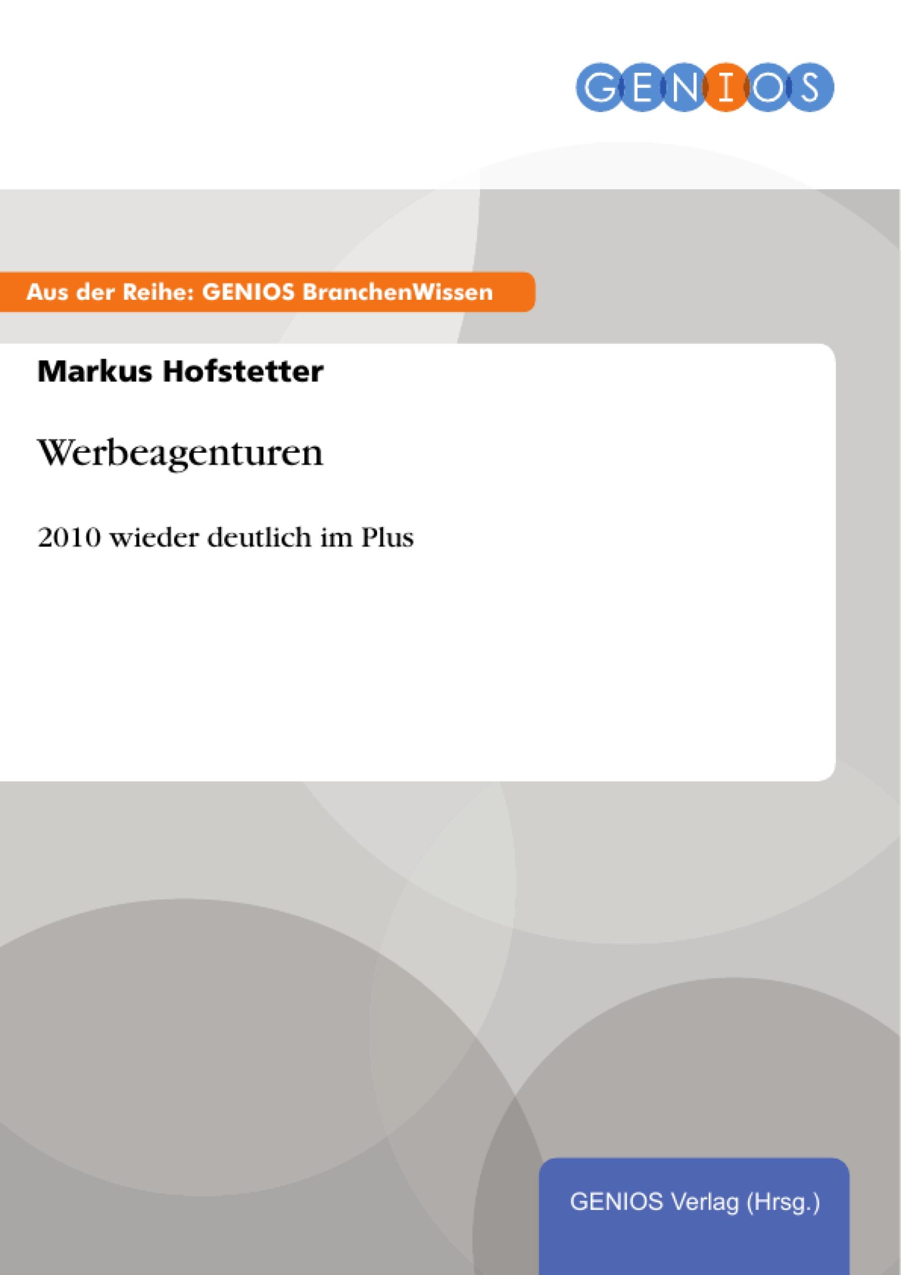 Produktbild: Werbeagenturen
