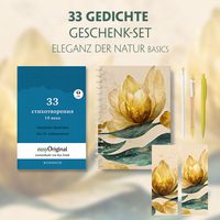 Produktbild: 33 russische Gedichte Geschenkset (Buch mit Audio-Online) + Eleganz der Natur Schreibset Basics