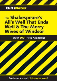 Produktbild: CN on Shakespeare's All's Well That Ends Well & The Merry Wives of Windsor