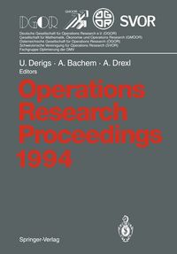Produktbild: Operations Research Proceedings 1994