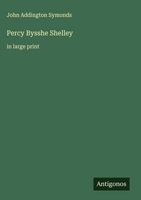 Produktbild: Percy Bysshe Shelley