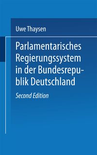 Produktbild: Parlamentarisches Regierungssystem in der Bundesrepublik Deutschland