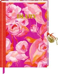 Produktbild: Tagebuch mit Schloss: Diary - All about pink