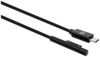 Produktbild: Manhattan USB-Kabel USB-C&reg; Stecker, Surface Connect-Stecker 1.80 m Schwarz 353632