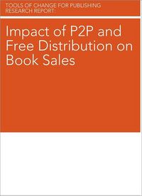 Produktbild: Impact of P2P and Free Distribution on Book Sales