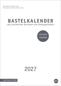 Produktbild: Premium-Bastelkalender wei&szlig; A4 2027