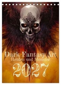 Produktbild: Dark Fantasy Art - Helden und Monster (Tischkalender 2027 DIN A5 hoch), CALVENDO Monatskalender